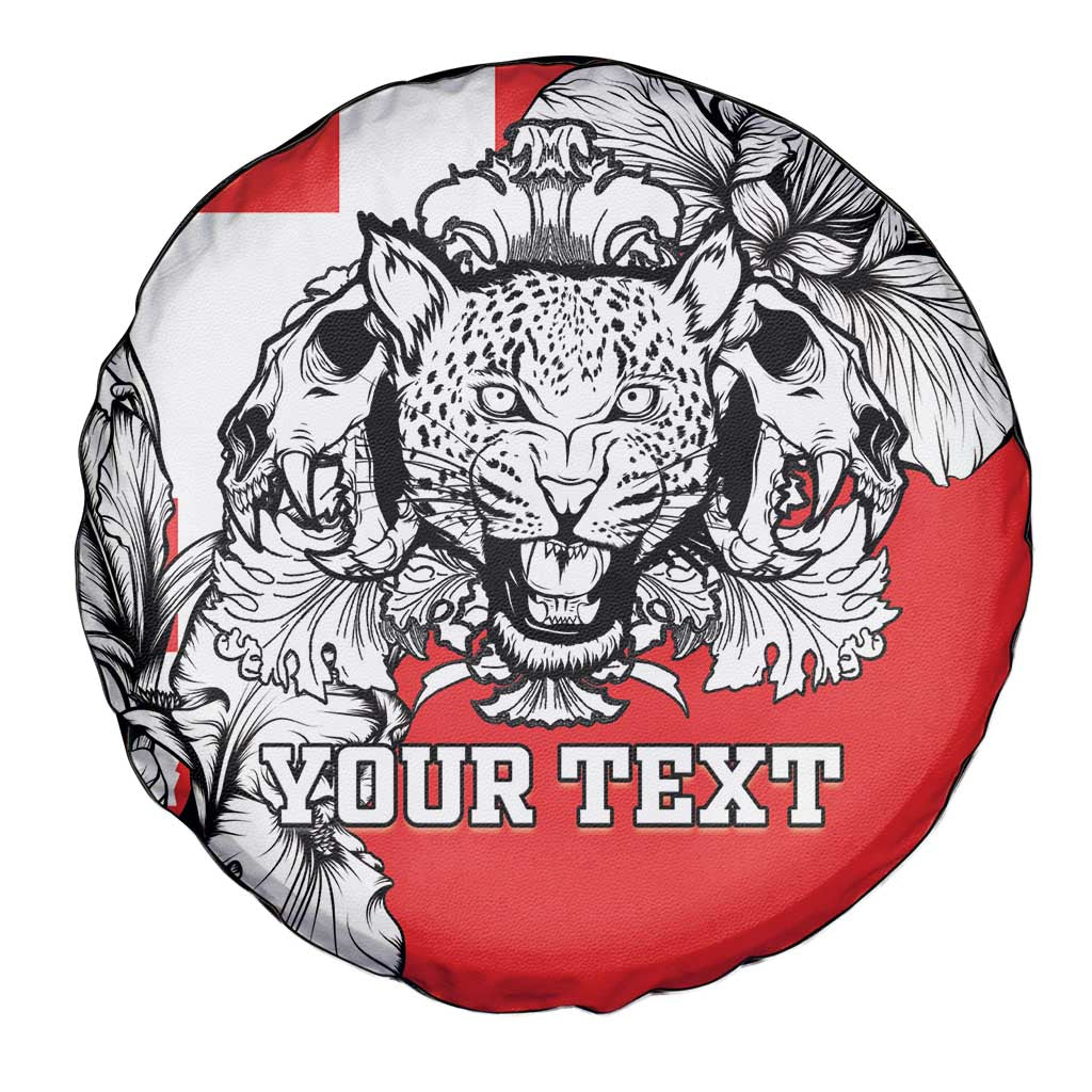 Personalized Croatia Leopard Heads Spare Tire Cover With Iris - Wonder Print Shop