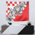 Personalized Croatia Leopard Heads Tapestry With Iris - Wonder Print Shop