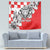 Personalized Croatia Leopard Heads Tapestry With Iris - Wonder Print Shop