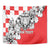 Personalized Croatia Leopard Heads Tapestry With Iris - Wonder Print Shop
