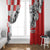 Personalized Croatia Leopard Heads Window Curtain With Iris - Wonder Print Shop