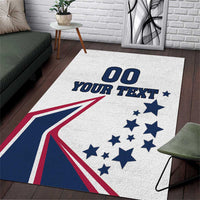Custom USA Summer Sport 2024 Area Rug Eiffel Tower 2024 - Wonder Print Shop