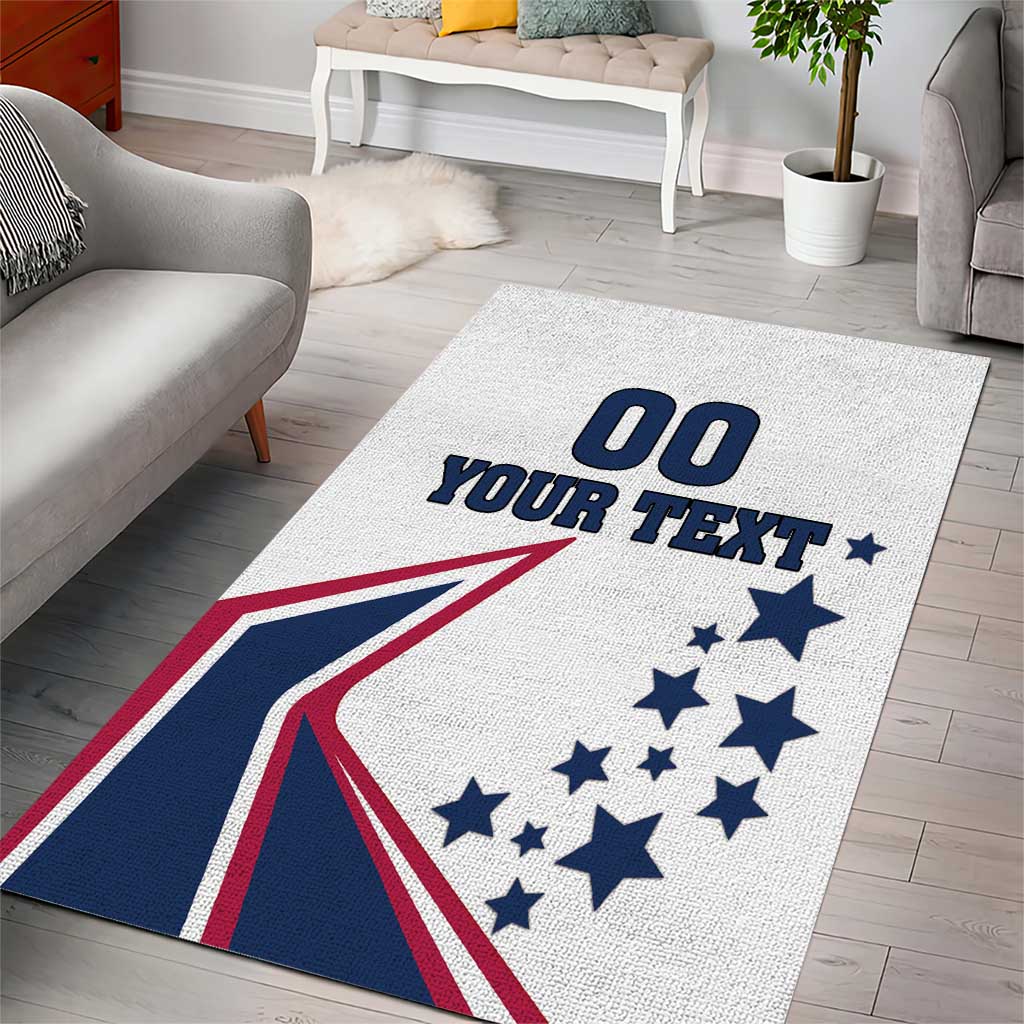 Custom USA Summer Sport 2024 Area Rug Eiffel Tower 2024 - Wonder Print Shop