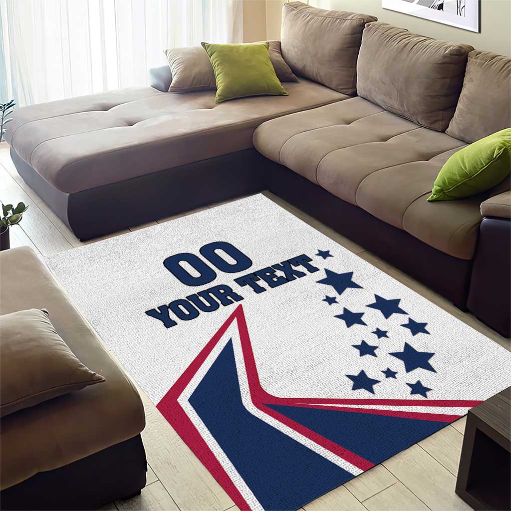 Custom USA Summer Sport 2024 Area Rug Eiffel Tower 2024 - Wonder Print Shop