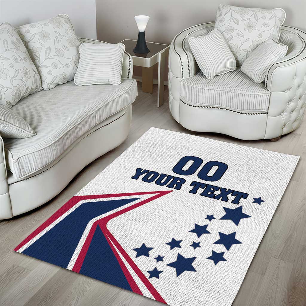 Custom USA Summer Sport 2024 Area Rug Eiffel Tower 2024 - Wonder Print Shop