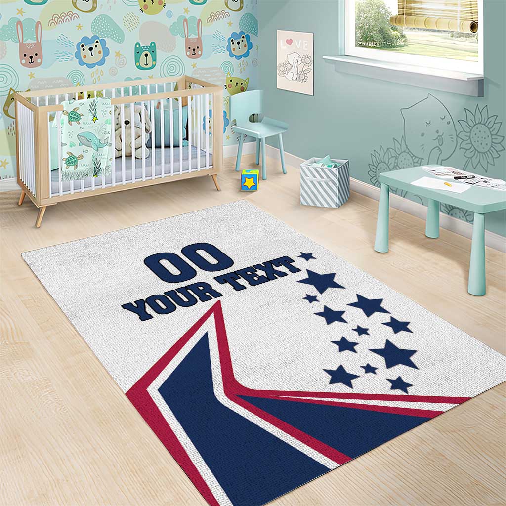 Custom USA Summer Sport 2024 Area Rug Eiffel Tower 2024 - Wonder Print Shop