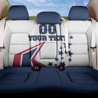 Custom USA Summer Sport 2024 Back Car Seat Cover Eiffel Tower 2024 - Wonder Print Shop