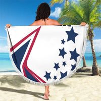 Custom USA Summer Sport 2024 Beach Blanket Eiffel Tower 2024 - Wonder Print Shop