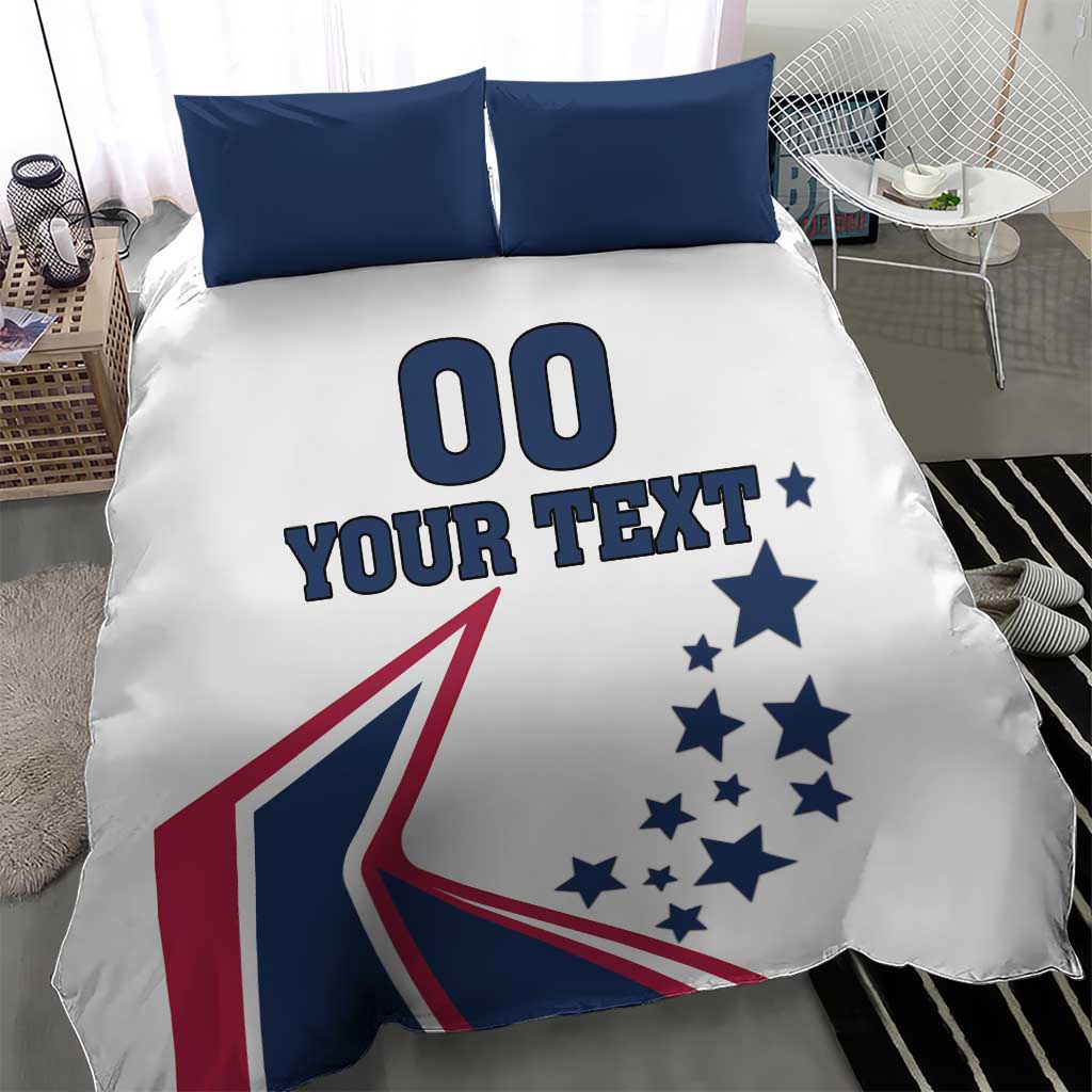 Custom USA Summer Sport 2024 Bedding Set Eiffel Tower 2024 - Wonder Print Shop