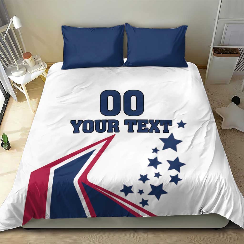 Custom USA Summer Sport 2024 Bedding Set Eiffel Tower 2024 - Wonder Print Shop