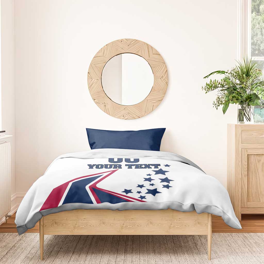 Custom USA Summer Sport 2024 Bedding Set Eiffel Tower 2024 - Wonder Print Shop