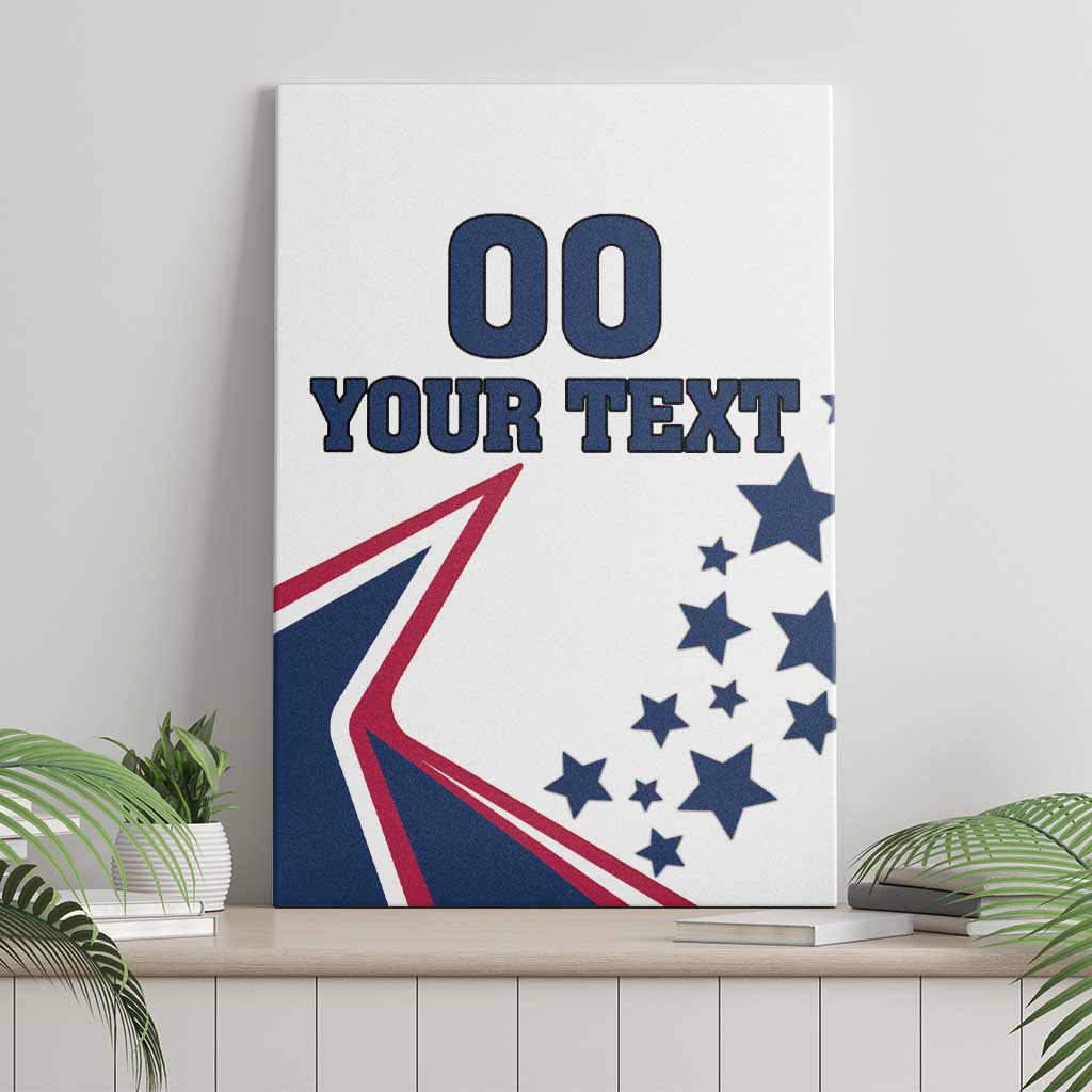 Custom USA Summer Sport 2024 Canvas Wall Art Eiffel Tower 2024 - Wonder Print Shop