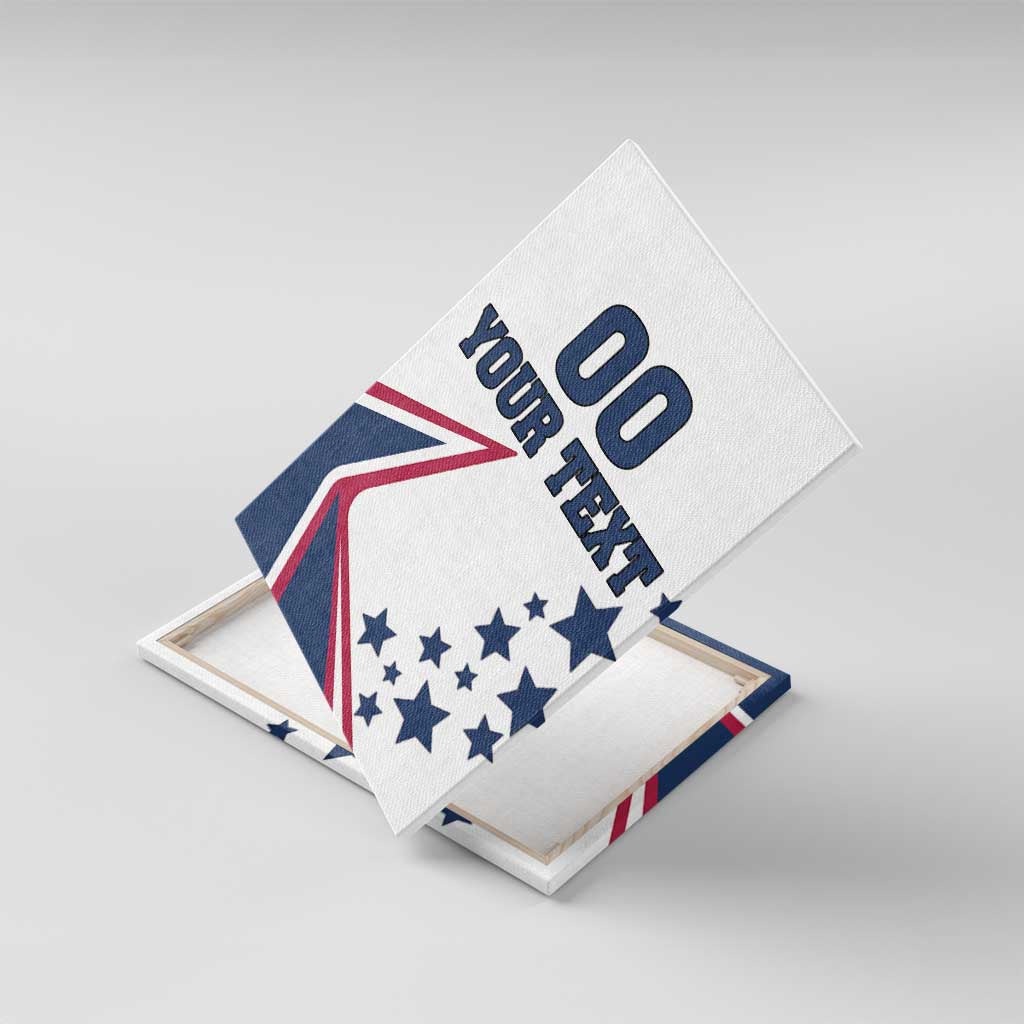 Custom USA Summer Sport 2024 Canvas Wall Art Eiffel Tower 2024 - Wonder Print Shop