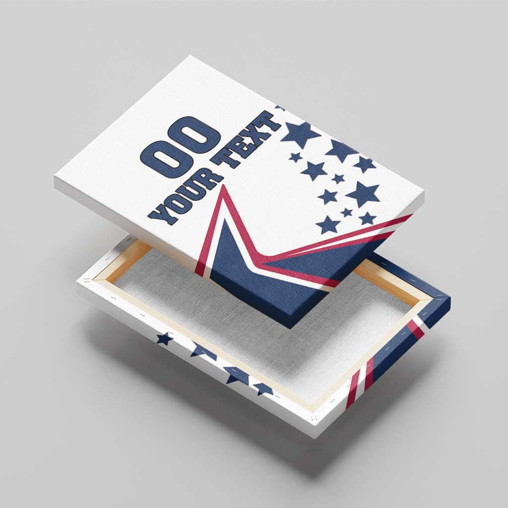 Custom USA Summer Sport 2024 Canvas Wall Art Eiffel Tower 2024 - Wonder Print Shop