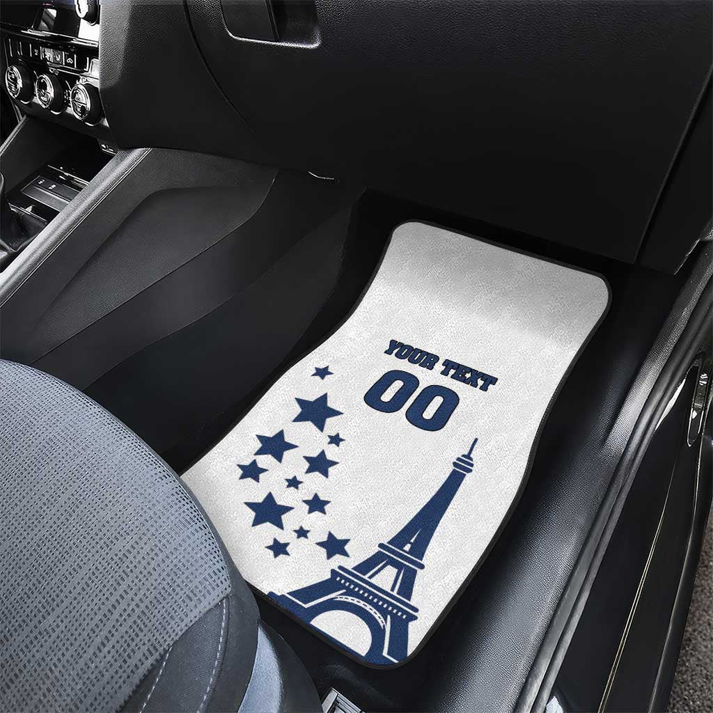 Custom USA Summer Sport 2024 Car Mats Eiffel Tower 2024 - Wonder Print Shop