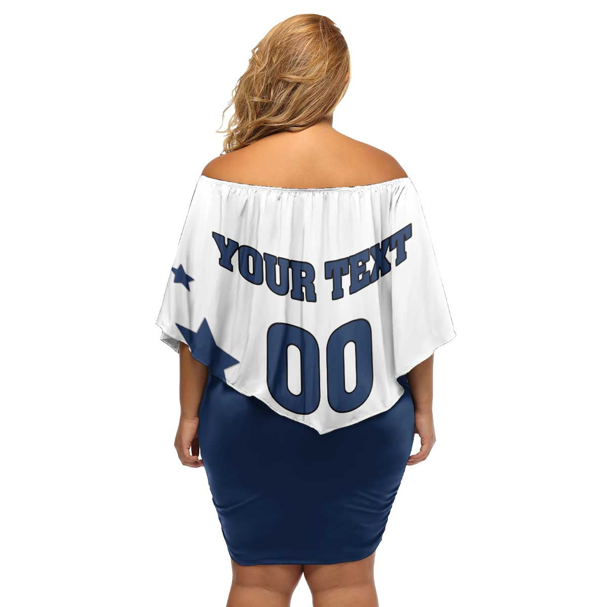 Custom USA Summer Sport 2024 Family Matching Off Shoulder Short Dress and Hawaiian Shirt Eiffel Tower 2024 - Wonder Print Shop