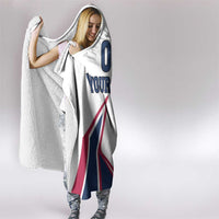 Custom USA Summer Sport 2024 Hooded Blanket Eiffel Tower 2024