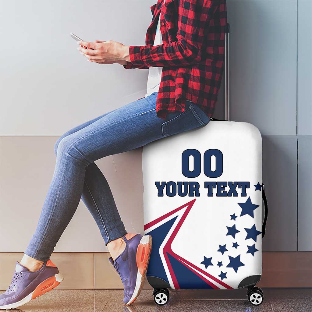 Custom USA Summer Sport 2024 Luggage Cover Eiffel Tower 2024 - Wonder Print Shop