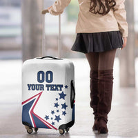 Custom USA Summer Sport 2024 Luggage Cover Eiffel Tower 2024 - Wonder Print Shop