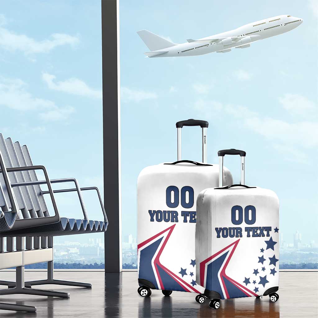 Custom USA Summer Sport 2024 Luggage Cover Eiffel Tower 2024 - Wonder Print Shop