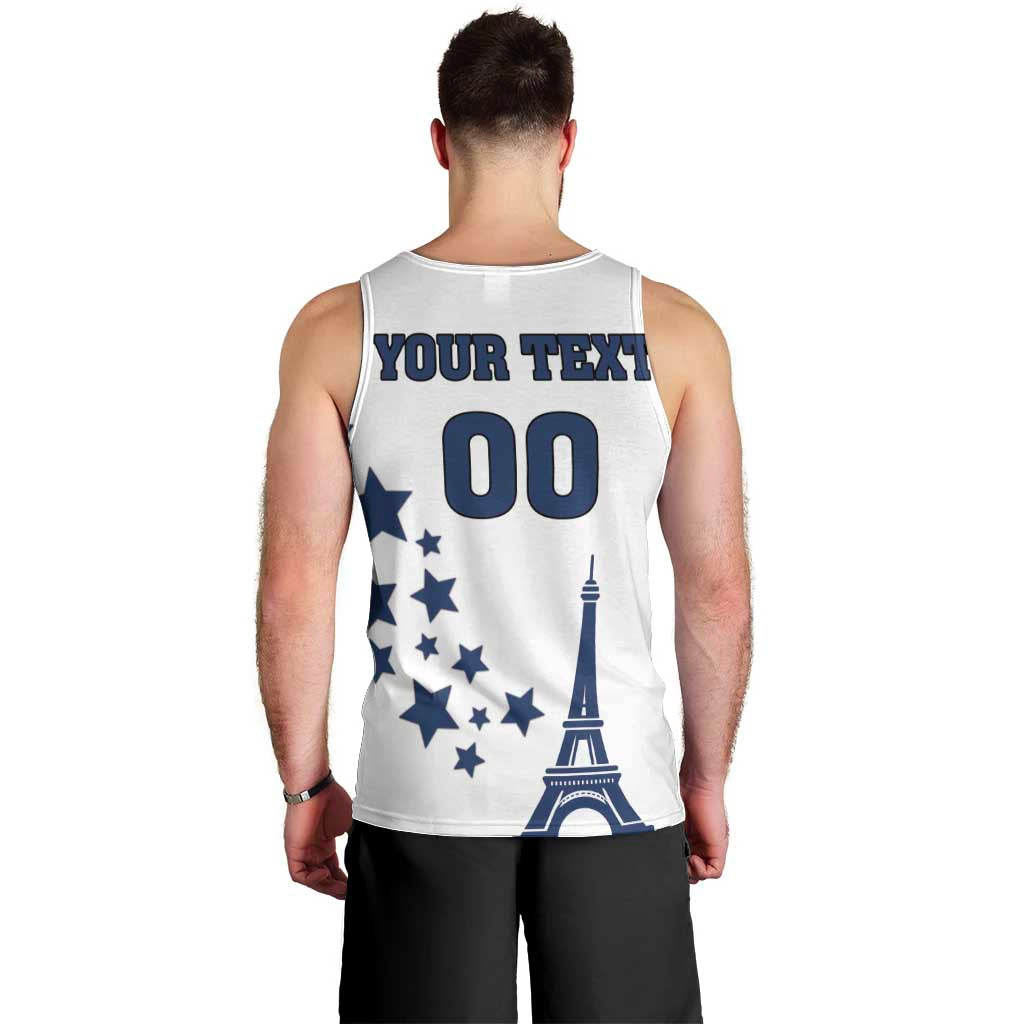 Custom USA Summer Sport 2024 Men Tank Top Eiffel Tower 2024 - Wonder Print Shop