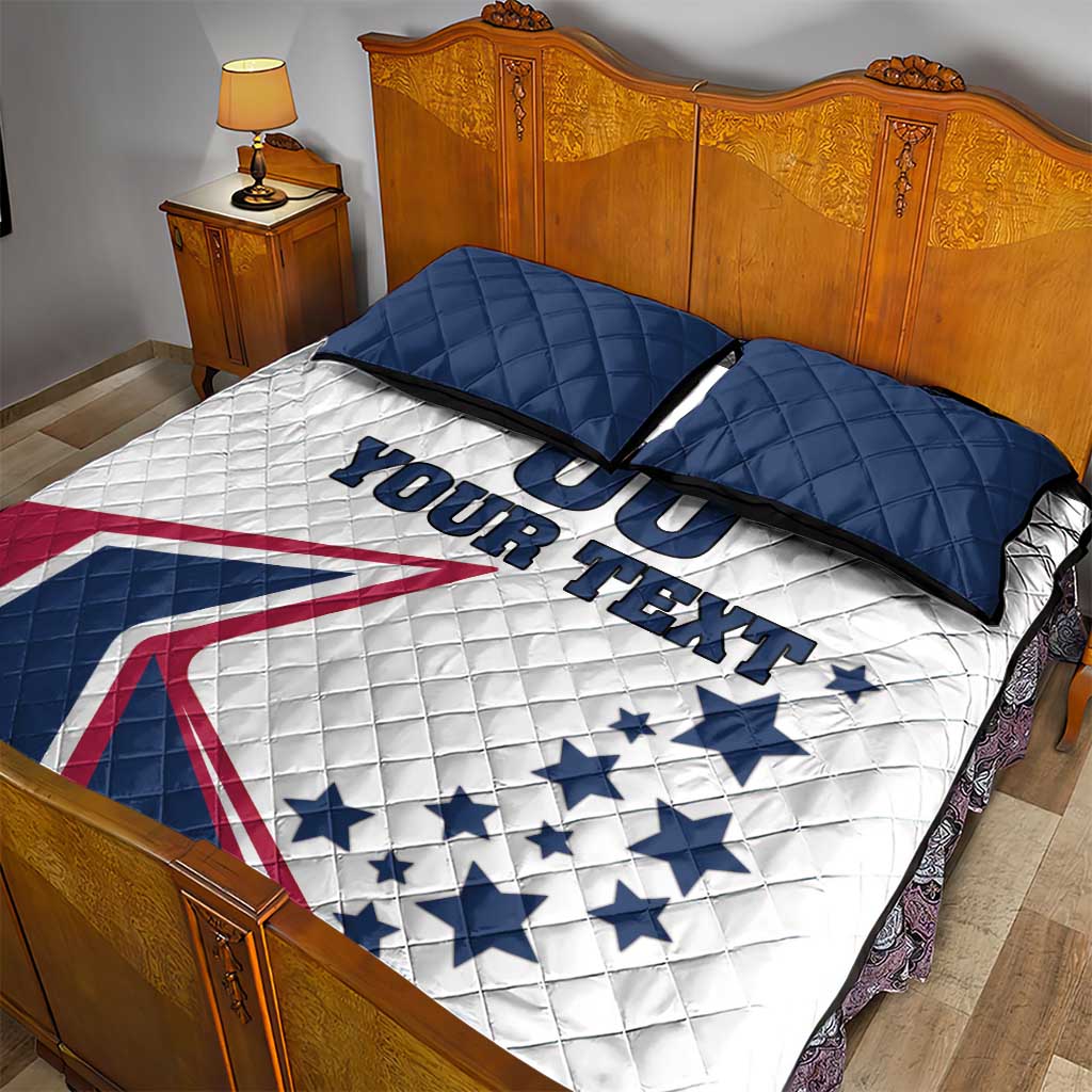 Custom USA Summer Sport 2024 Quilt Bed Set Eiffel Tower 2024 - Wonder Print Shop