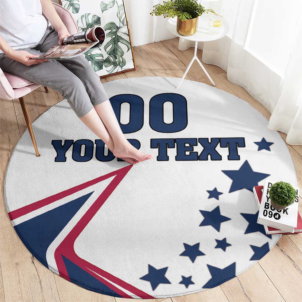 Custom USA Summer Sport 2024 Round Carpet Eiffel Tower 2024