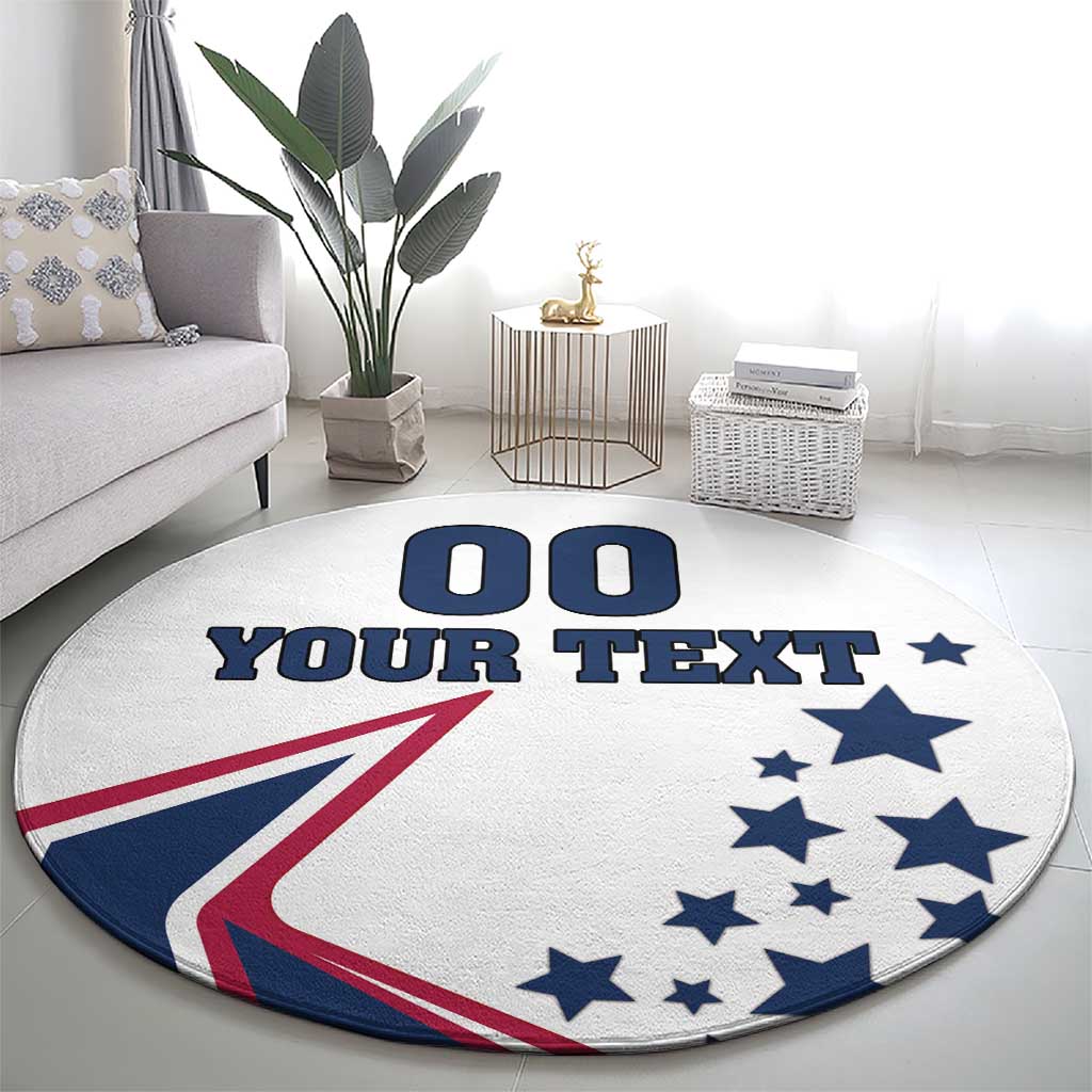 Custom USA Summer Sport 2024 Round Carpet Eiffel Tower 2024