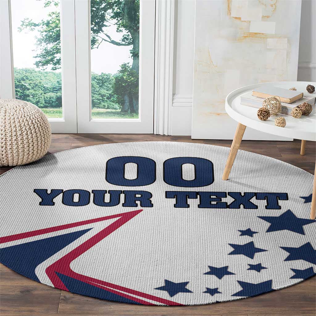 Custom USA Summer Sport 2024 Round Carpet Eiffel Tower 2024