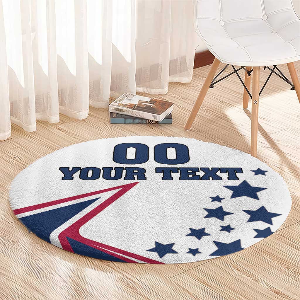Custom USA Summer Sport 2024 Round Carpet Eiffel Tower 2024