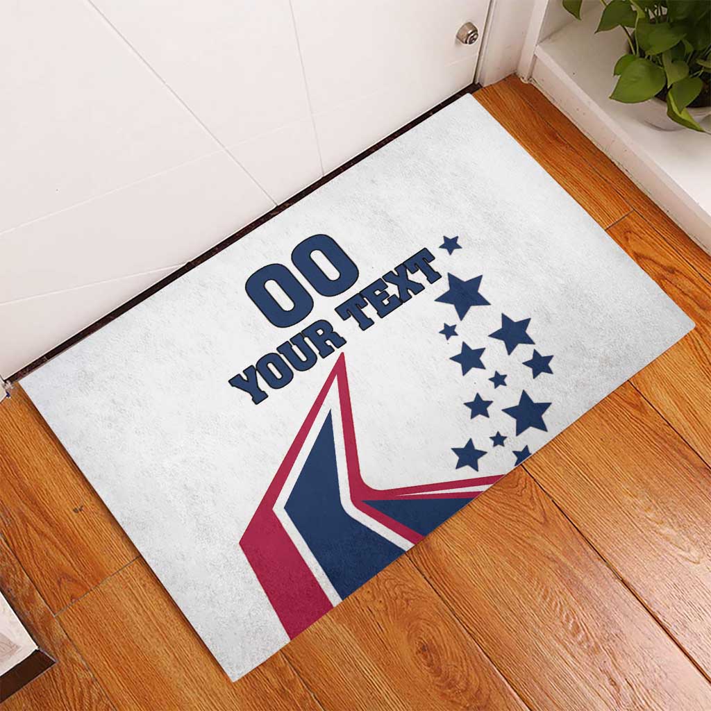 Custom USA Summer Sport 2024 Rubber Doormat Eiffel Tower 2024 - Wonder Print Shop