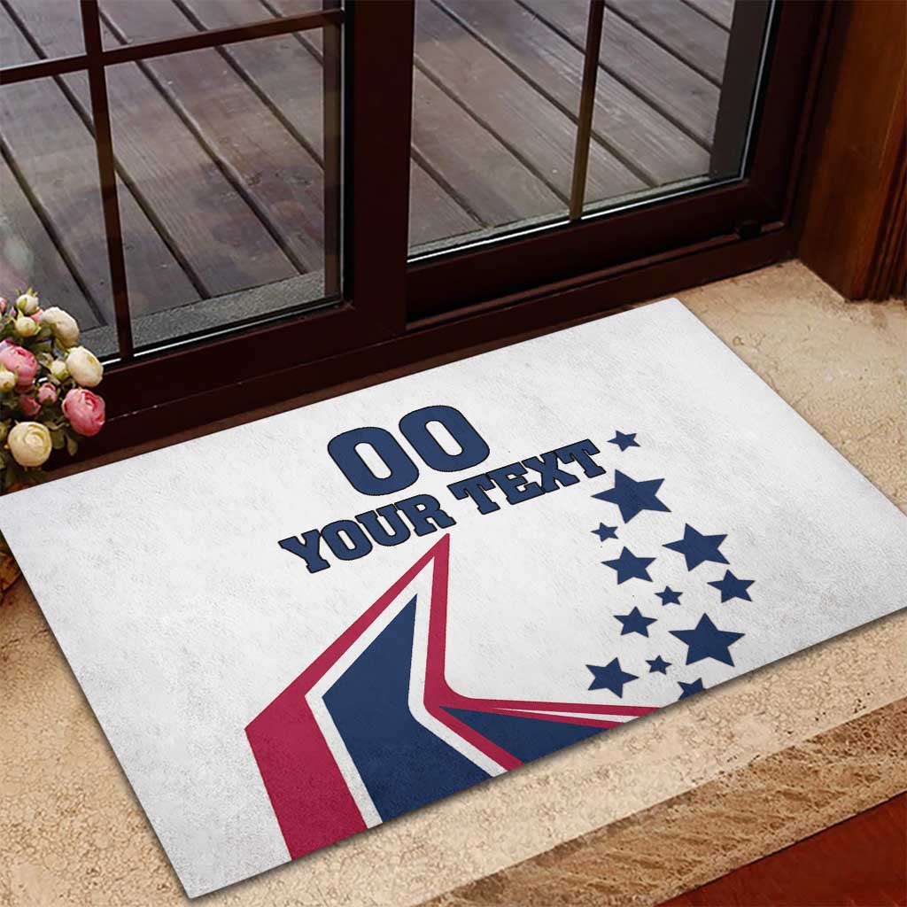 Custom USA Summer Sport 2024 Rubber Doormat Eiffel Tower 2024 - Wonder Print Shop