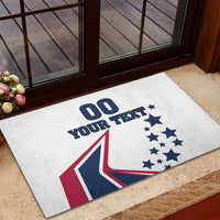 Custom USA Summer Sport 2024 Rubber Doormat Eiffel Tower 2024 - Wonder Print Shop
