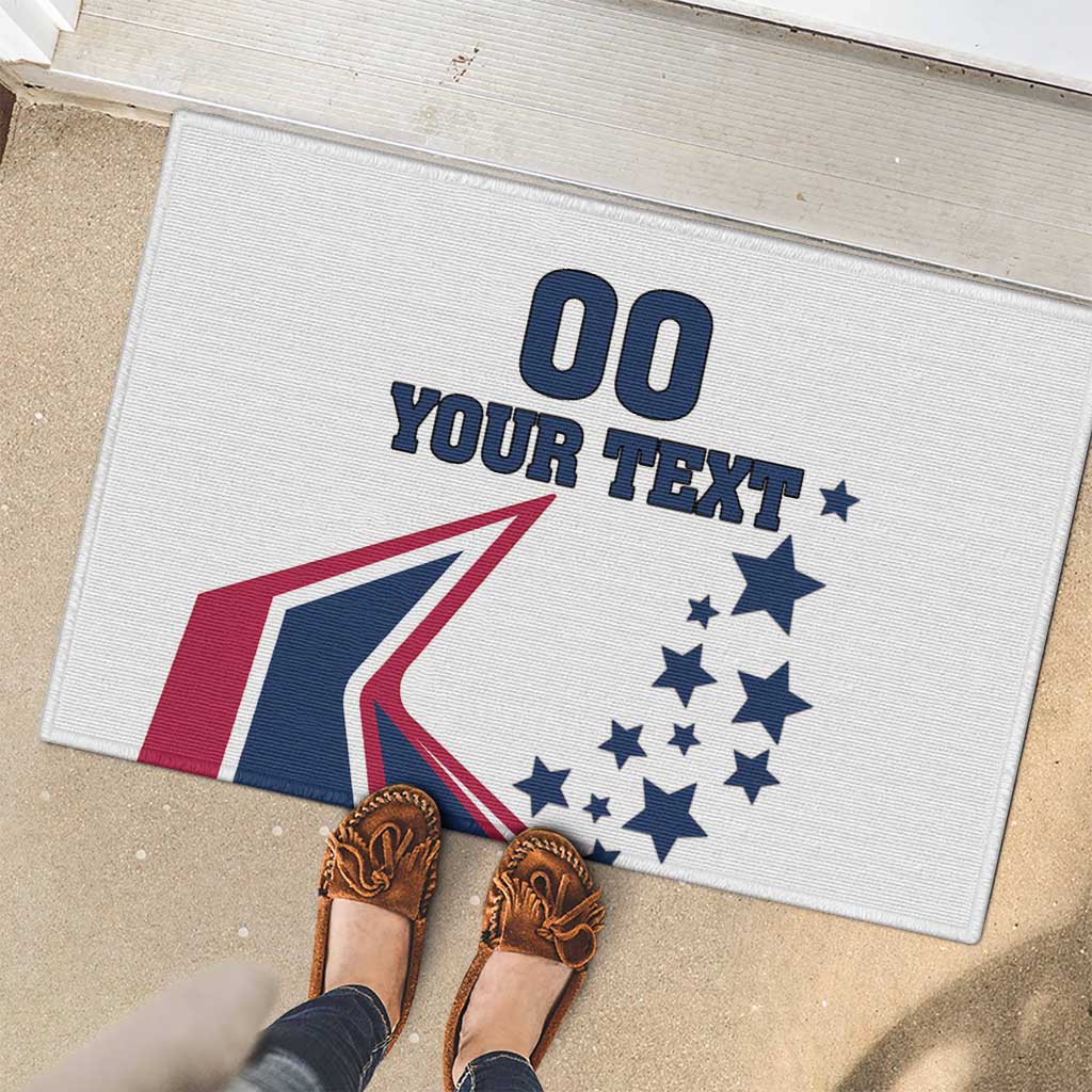 Custom USA Summer Sport 2024 Rubber Doormat Eiffel Tower 2024 - Wonder Print Shop