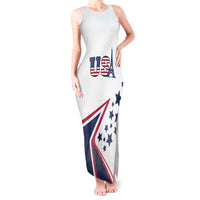 Custom USA Summer Sport 2024 Tank Maxi Dress Eiffel Tower 2024 - Wonder Print Shop