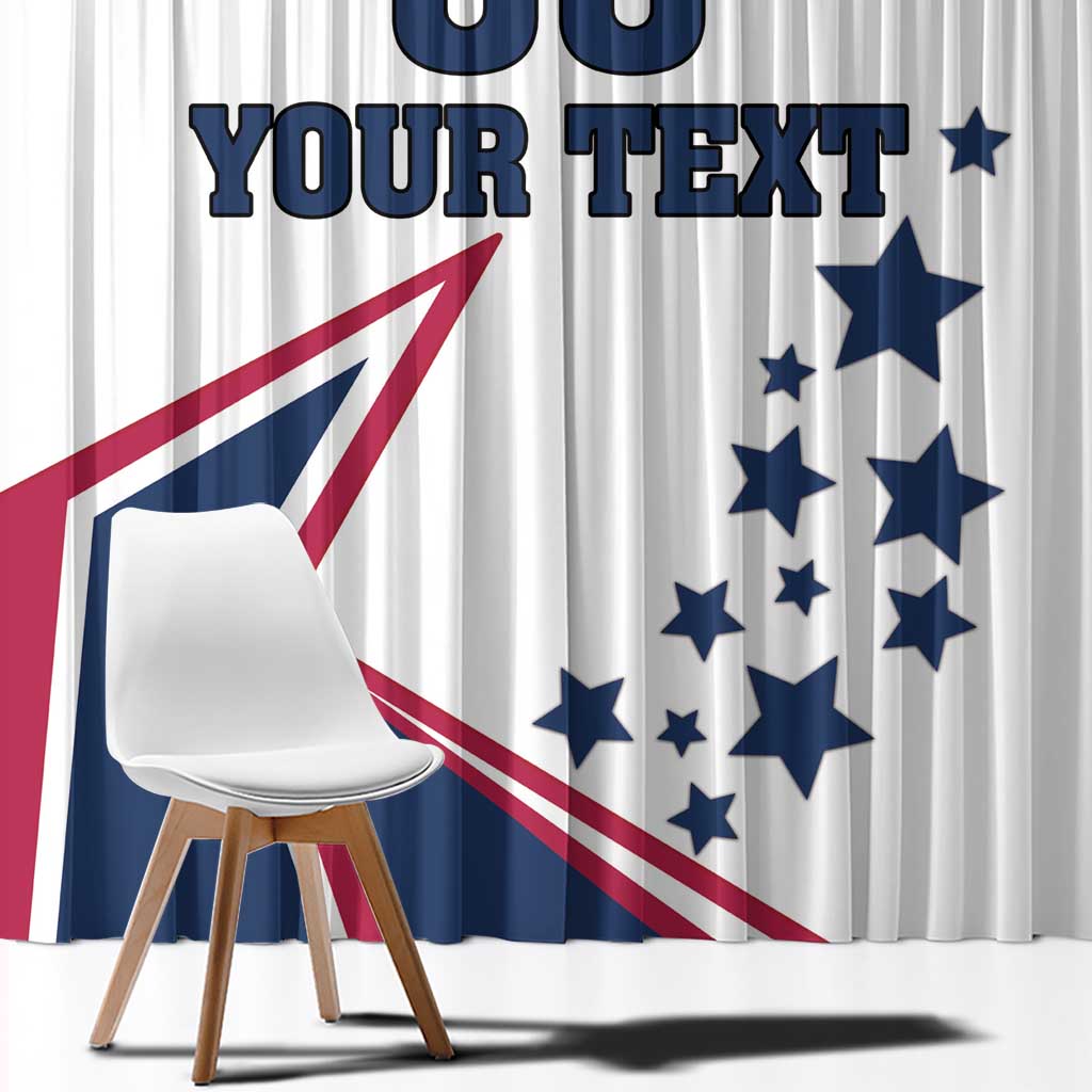 Custom USA Summer Sport 2024 Window Curtain Eiffel Tower 2024 - Wonder Print Shop