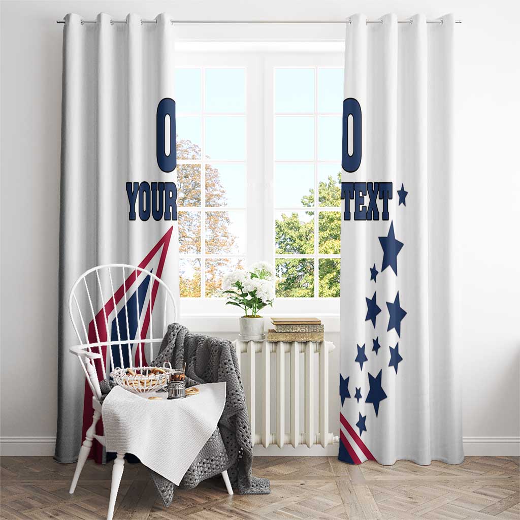Custom USA Summer Sport 2024 Window Curtain Eiffel Tower 2024 - Wonder Print Shop