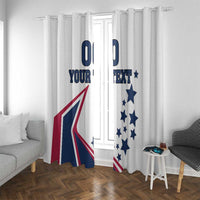 Custom USA Summer Sport 2024 Window Curtain Eiffel Tower 2024 - Wonder Print Shop