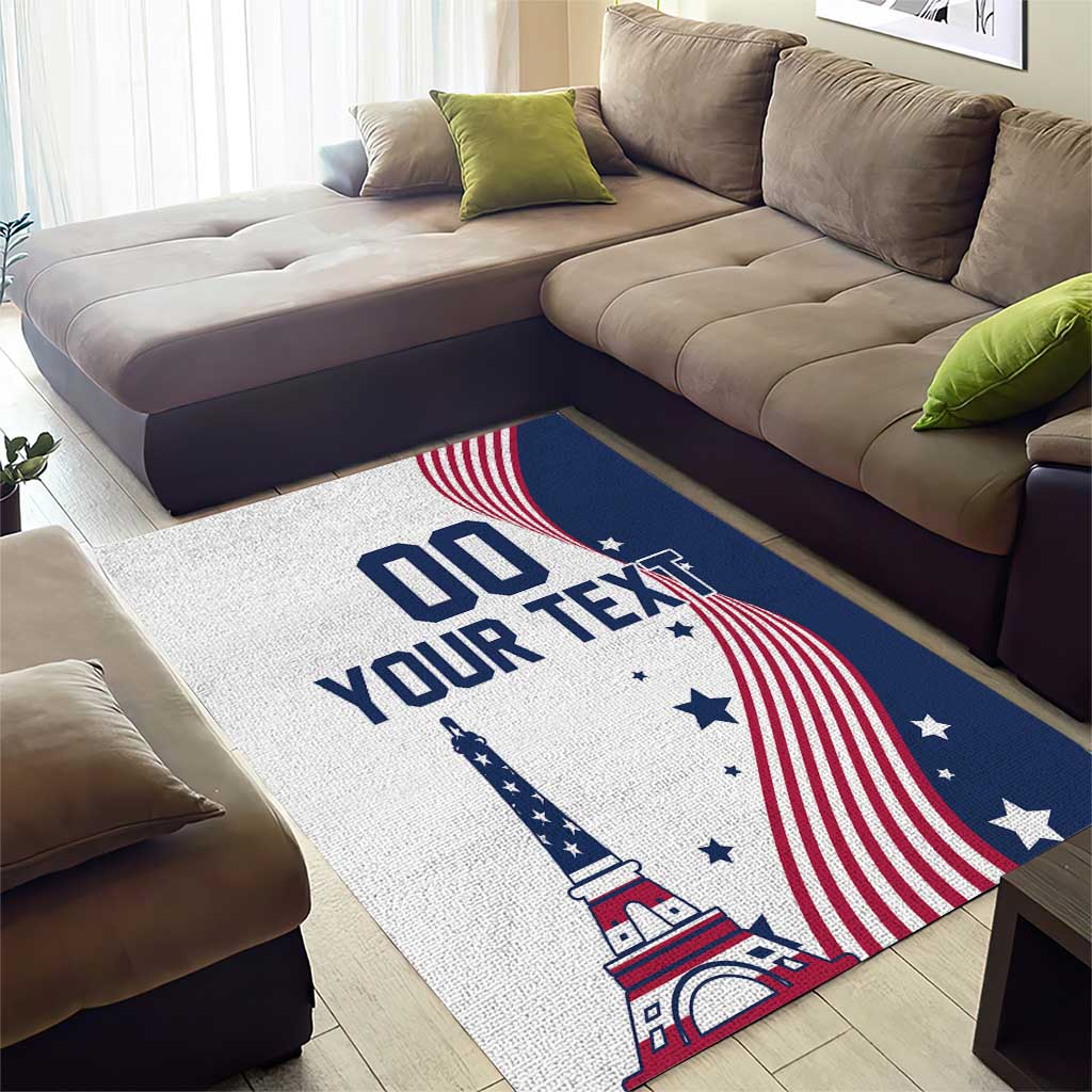 Custom USA Summer Sport 2024 Area Rug Flag Of The United States - Wonder Print Shop
