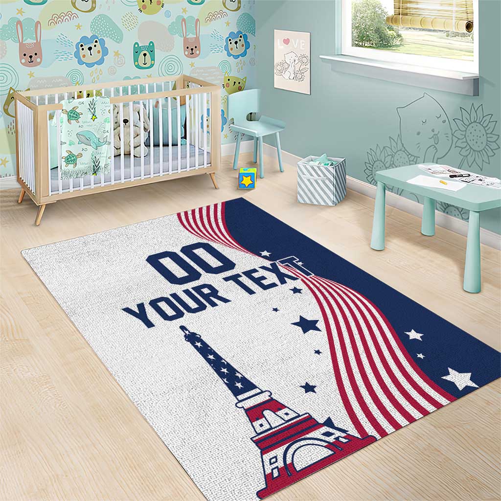 Custom USA Summer Sport 2024 Area Rug Flag Of The United States - Wonder Print Shop