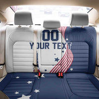 Custom USA Summer Sport 2024 Back Car Seat Cover Flag Of The United States - Wonder Print Shop