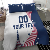 Custom USA Summer Sport 2024 Bedding Set Flag Of The United States - Wonder Print Shop