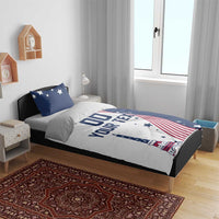 Custom USA Summer Sport 2024 Bedding Set Flag Of The United States - Wonder Print Shop