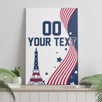 Custom USA Summer Sport 2024 Canvas Wall Art Flag Of The United States - Wonder Print Shop