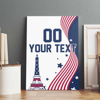 Custom USA Summer Sport 2024 Canvas Wall Art Flag Of The United States - Wonder Print Shop