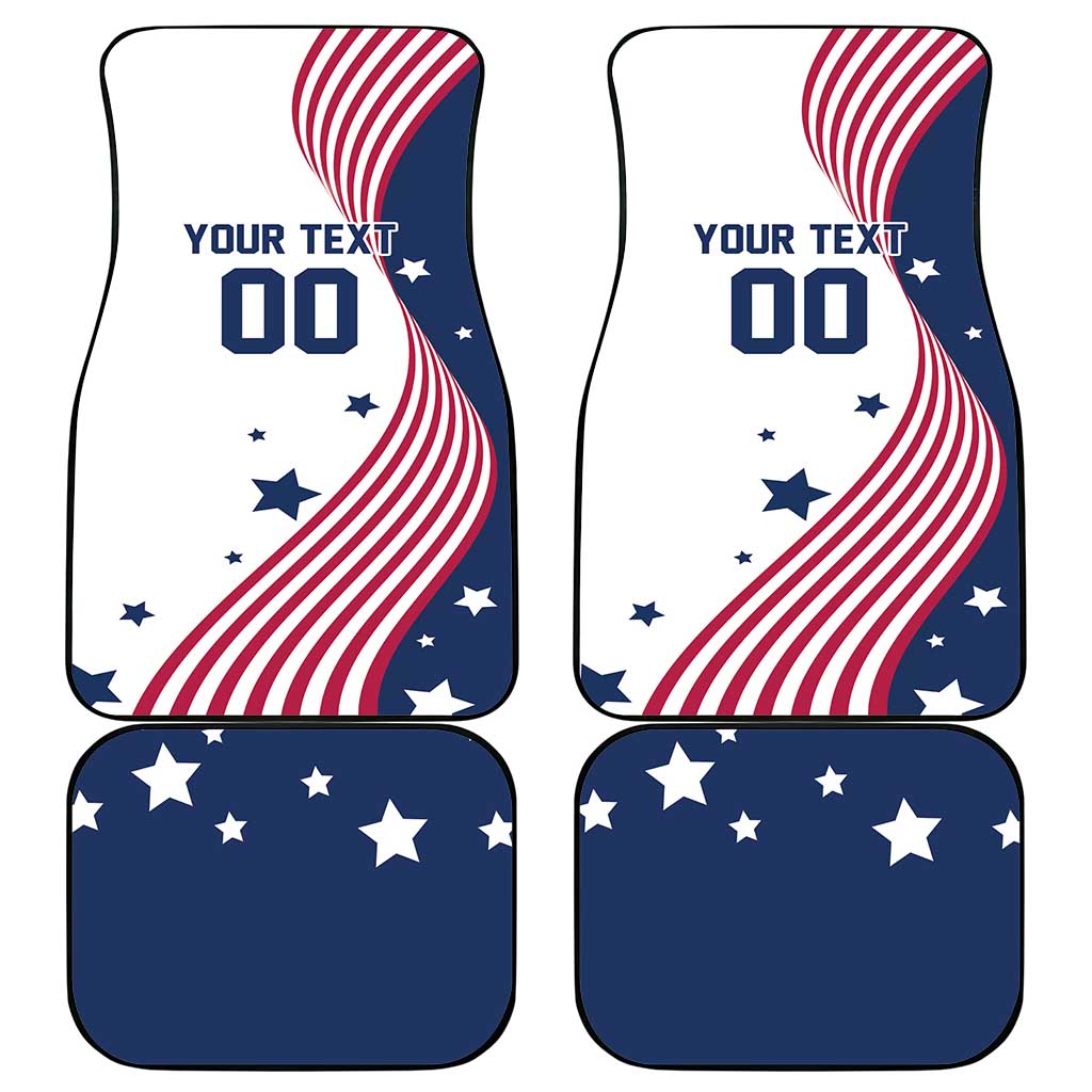 Custom USA Summer Sport 2024 Car Mats Flag Of The United States - Wonder Print Shop