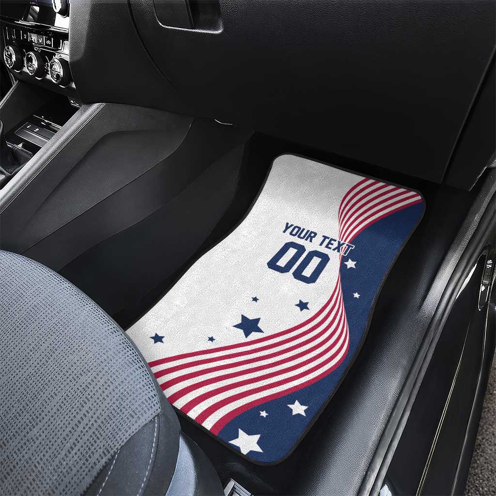 Custom USA Summer Sport 2024 Car Mats Flag Of The United States - Wonder Print Shop