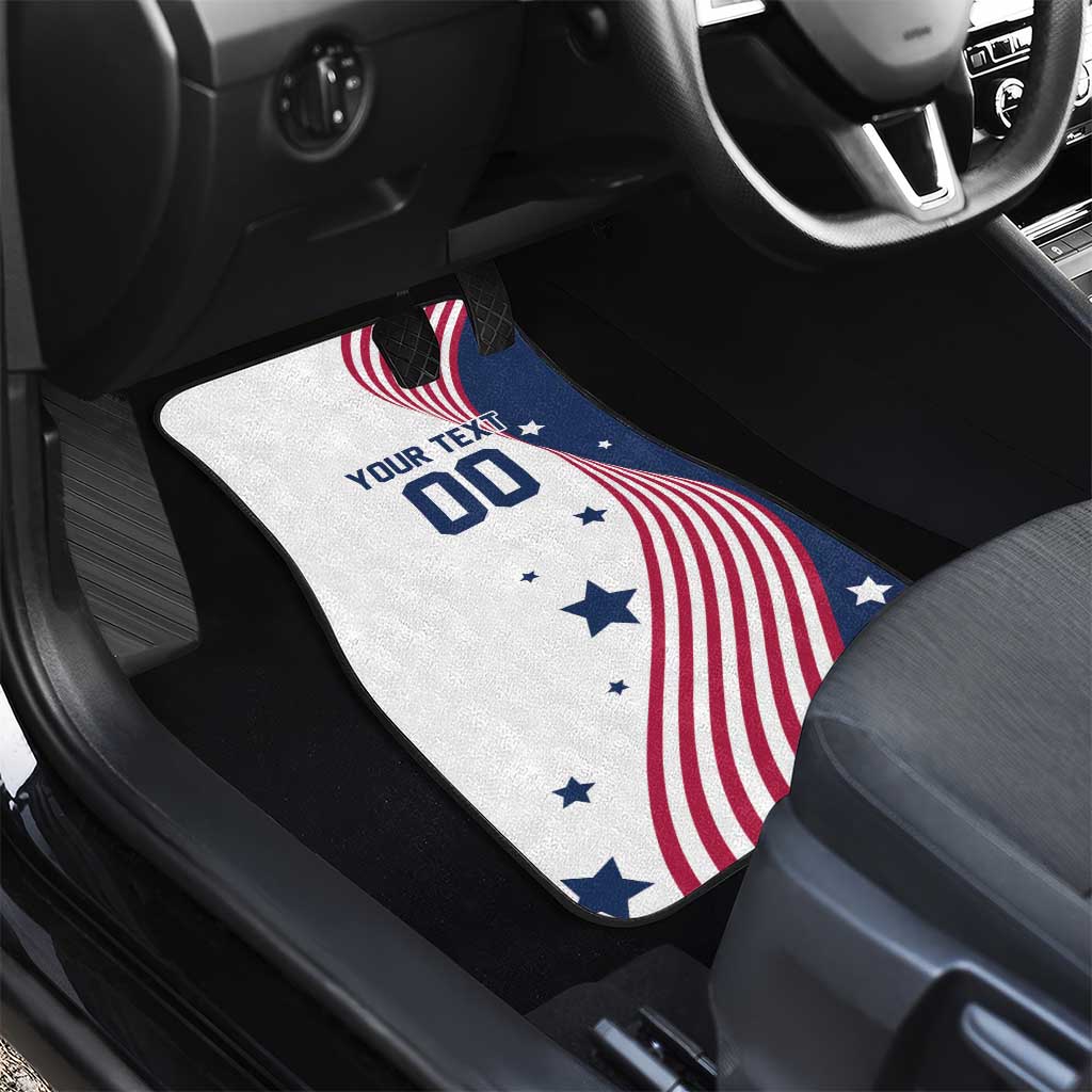 Custom USA Summer Sport 2024 Car Mats Flag Of The United States - Wonder Print Shop