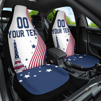 Custom USA Summer Sport 2024 Car Seat Cover Flag Of The United States - Wonder Print Shop