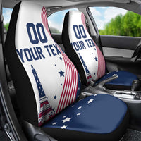 Custom USA Summer Sport 2024 Car Seat Cover Flag Of The United States - Wonder Print Shop